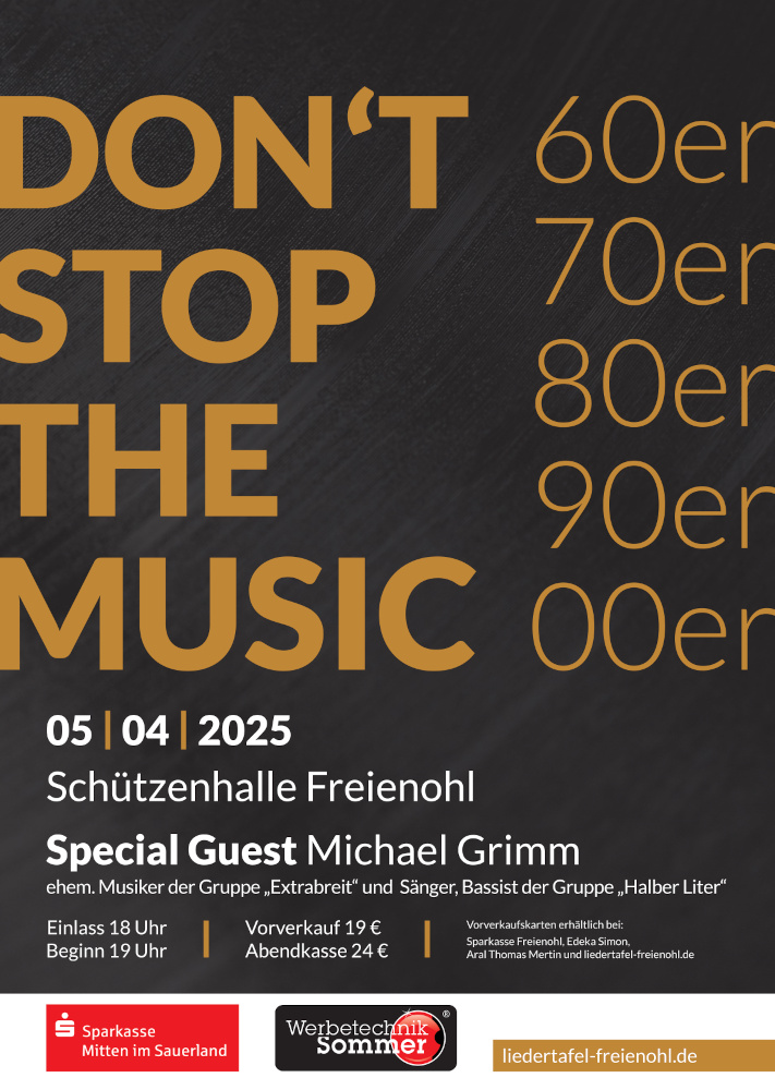 Don't stop the music